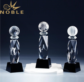 Noble High Quality Custom Engraving Crystal Sports Awards