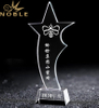 Free Engraving High Quality Crystal Star Trophy