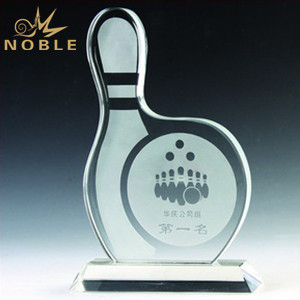 2019 Sports Event Crystal Bowling Trophy