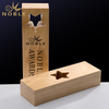 Elm Star Award Solid Wood Wooden Trophy