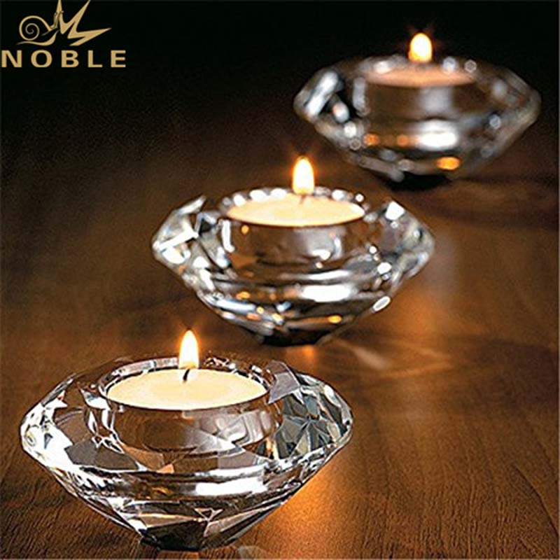 Tea Light Crystal Candle Holder As Desktop Gift