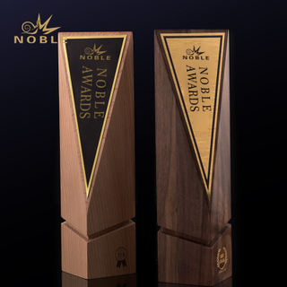 New Design Wood Cube Wood Trophy Award