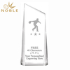 Clear Custom Crystal Bowling Trophy
